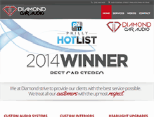 Tablet Screenshot of diamondcaraudio.com